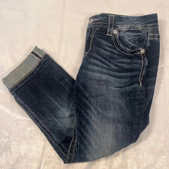 Miss Me Mid-Rise Easy Crop Size 26 - Picture 6 of 7